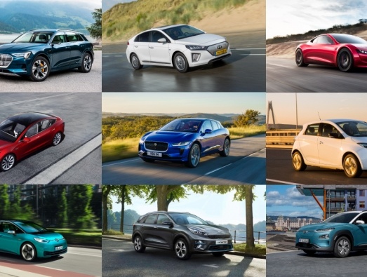 Collection of best electric cars on the market