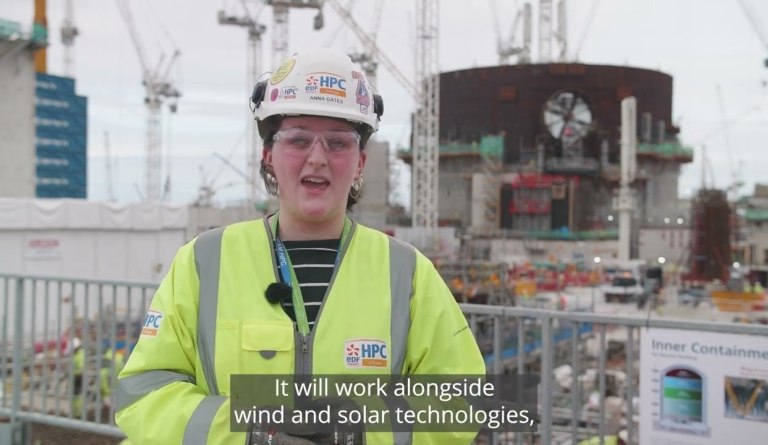 Watch video: Nuclear is reliable - fast facts about nuclear from Hinkley Point C