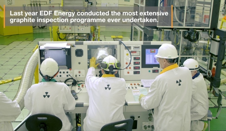 Watch video: Graphite Inspections at Hunterston B