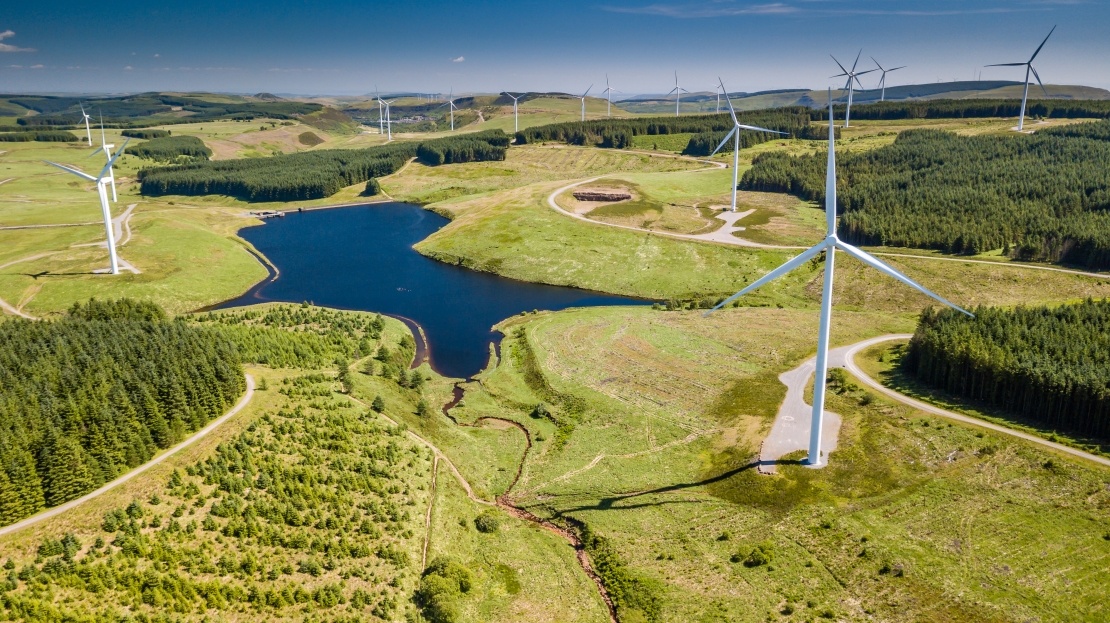 Wind turbines as source of green energy