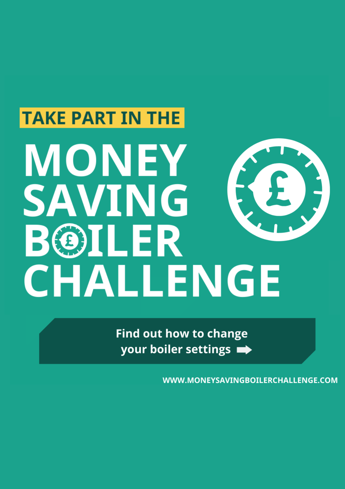 Take part in money saving boiler challenge