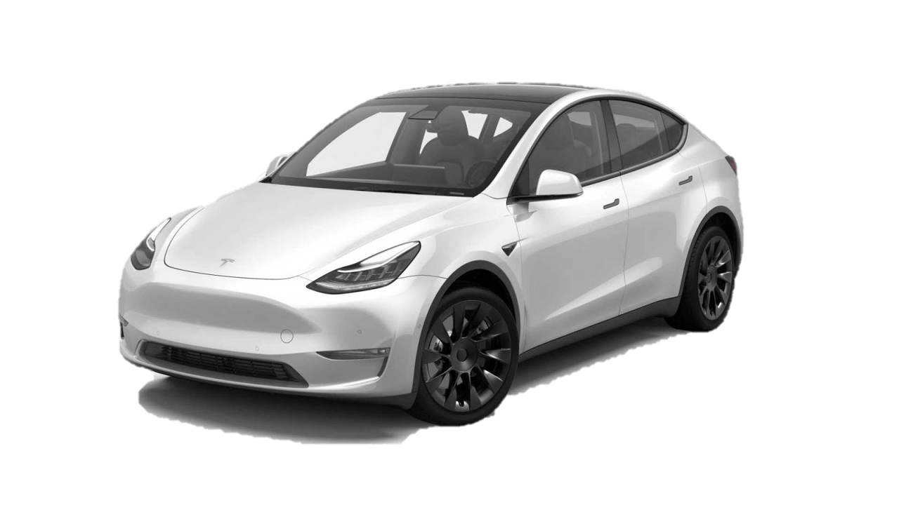 Tesla Model Y in silver